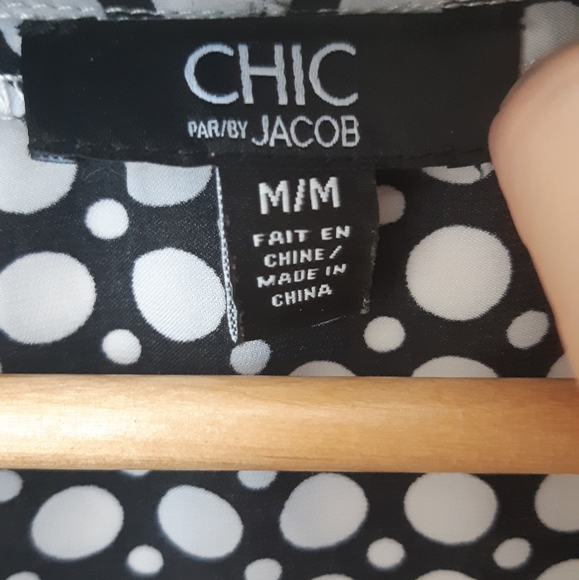 GREAT DEAL|| CHIC by Jacob Polka Dot Dress - Picture 3 of 3